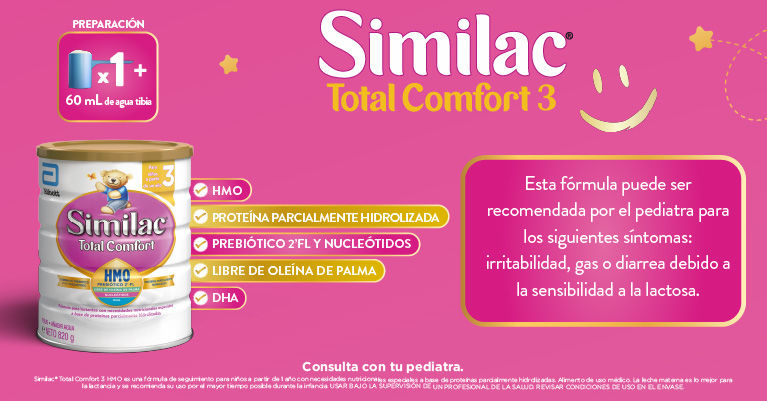 banner similac total comfort 3 informativo
